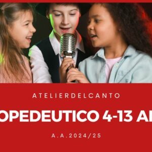 Corso Propedeutico di Canto (4-13 anni)